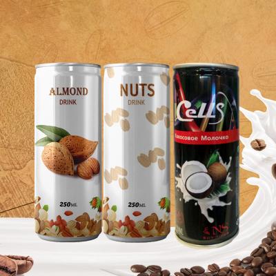 China Natural Aluminum Almond Bottle Mix Nuts High Protein Drink for sale