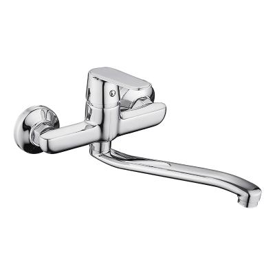 China HUADIAO Contemporary Wall Mounted Single Handle Sink Water Taps Kitchen Mixers Balcony Faucets Wash Water Faucet for sale