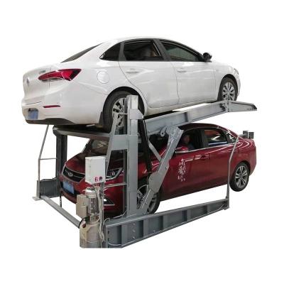 China Hydraulic Chain Dive Car Lift Parking System With Emergency Stop Button / On Site Installation for sale