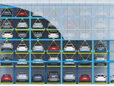 China Safe And Reliable Automated Car Parking System With 2700kg Lifting Capacity for sale