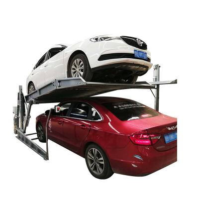 China 2200kg Underground Car Parking Systems PJS Mini Tilting Car Lift for sale