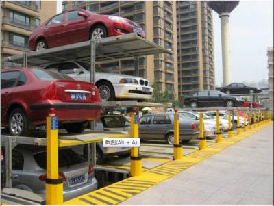 China 3 niveaus verhoogd parkeersysteem Hydraulisch pitparkeersysteem Te koop