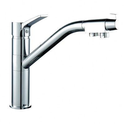 China Factory Direct Sales Modern Brass 3 Way Kitchen Sink Faucet For Drinking Water Supply for sale