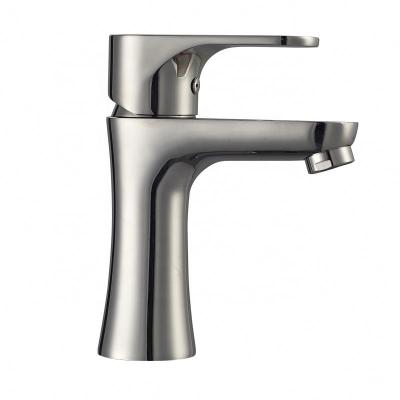 China Chinese Brass Faucets Bathroom Faucets Single Handle Basin Mixer Bathroom Sink Faucet Metered for sale