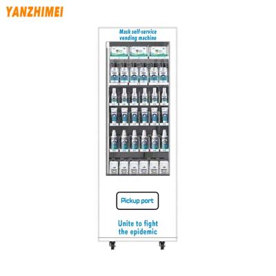 China Hotel Metro Station Mall Coin Operated Mask Vending Machine/New Design Mini Vending Machine Wall Mounted Wet Vending Machine/Cloth Towel for sale