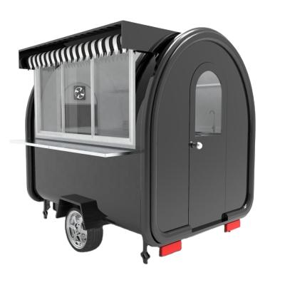 China American standard outdoor vegetable processing factory street food trailer coffee ice cream cart barbecue hot dog pizza food truck for sale for sale