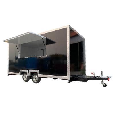 China Vegetable Processing Plant Coffee Van Mobile Food Trailer Fully Equipped Mobile Food Trucks Food Trailer For Sale for sale