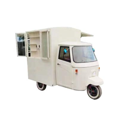 China Electric Vegetable Processing Plant/Gasoline Tuk Tuk Piaggio Monkey Truck Coffee Kiosk Cart Fast Food Vending Tricycle Piaggio Monkey Espresso Trailer For Sale for sale