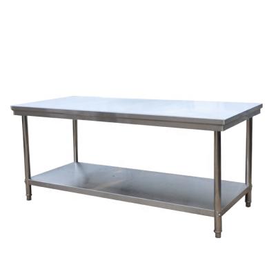 China Canteen / Hotel / Restaurant Food Preparation Works Table Stainless Steel Best Quality Knocked-Down en venta