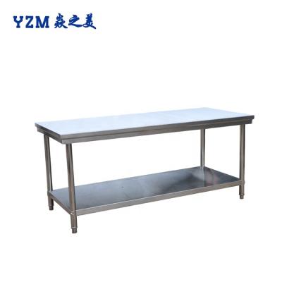 China Commercial Canteen/Hotel/Restaurant Hotel Kitchen Workbench Work Table Stainless Steel 201/304 en venta