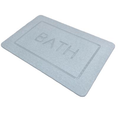 China Bathroom Viable Products 2021 Eco-Friendly Diatomite Floor Non-Slip High Quality Marble Mats for sale