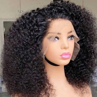 China Wholesale Peruvian Curly Short Bob Wigs Human Hair Lace Front Cuticle Aligned Virgin Hair Kinky Curly Bundles Extension HD Lace Frontal Wig for sale