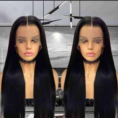 China Silky Straight Hair Extensions Wigs Peruvian Hair Lace Front Wigs Wholesale Lace Closure Bone Straight HD Lace Front Wigs For Black Women for sale