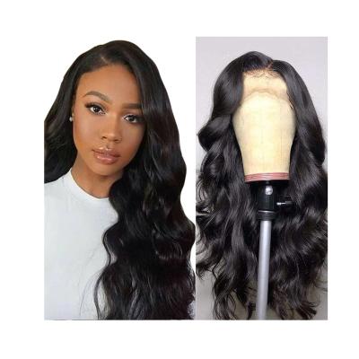 China Indian Raw Virgin Body Wave Body Wave Cuticle Aligned Hair HD Lace Front Wig Closure Front Wig Wholesale Full Lace For Black Women for sale