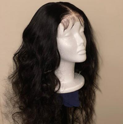 China 100% Virgin Brazilian Loose Wave Human Hair Loose Wave Full Lace Frontal Wig For Natural Color Women Hair Hd Lace Closure Wholesale Wig for sale