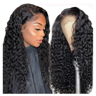 China Afro Kinky Curly Curly Virgin Hair Full Lace Front Wig 4x4 5x5 Raw Indian Transparent Lace Front Wig HD Wholesale Vendors for sale