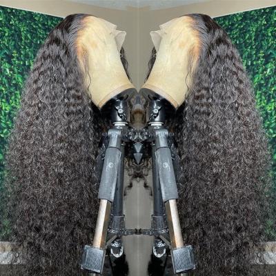 China Cheap Water Wave Water Wave Lace Front Wigs Wholesale Peruvian Hair 360 HD Lace Frontal Wig Curly Full Lace Hair Wigs For Black Women for sale