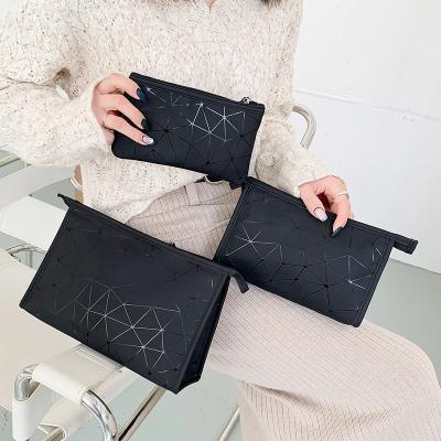 中国 High Quality Custom Makeup Bags Cosmetic Bags Travel Toiletry Bag Portable Zipper Storage Case Travel Cosmetic Pouches For Women Girls 販売のため