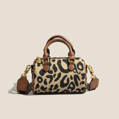 China High Quality Women Girls Leopard Design Handbag Messenger Bags Phone Crossbody Bag for sale