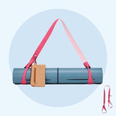 중국 High Quality Eco-friendly Yoga Mat Storage Binding Rope Yoga Stretching Belt Yoga Storage Straps With Free Pockets Colorful Hooks 판매용