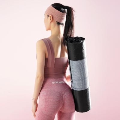 중국 Eco-friendly Customized Waterproof Breathable Adjustable Yoga Mat Bag Fashion Sports Polyester Mesh Yoga Mat Carry Bag 판매용