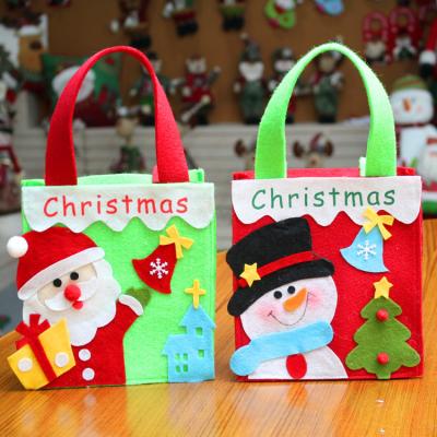 China Decorative Christmas Day Christmas Wine Bottle Cover Bags Santa Wine Bottle Cover Gift Merry Christmas Dinner Christmas Table Decor for sale