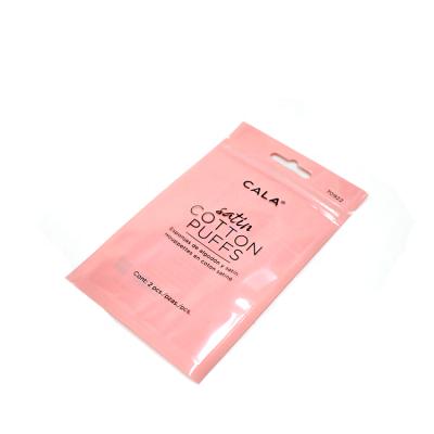 China Reusable Custom Ziplock Bags With Filters Reusable Packaging Pink Skin Face Clay Facial Tissue Bags for sale