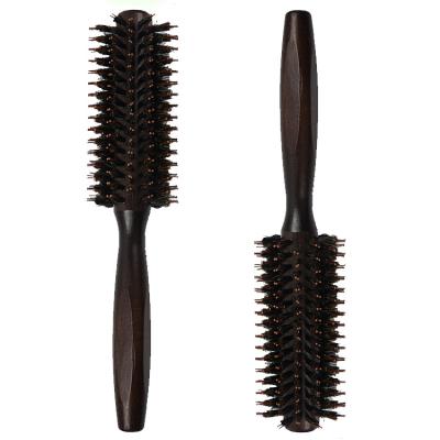 China Ningbo ODM Acetate Waterproof African Wooden Hot Hair 12 Row 9 Cm Detangling 43Mm Series Wood Firm Hair Brush With Boar And Nylon Bristles for sale