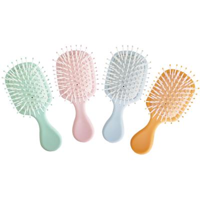 China Promotion Waterproof Gift Cheap Personalized Brand Leaf Shape Air Cushion Paddle Soft Small Baby Kids Massage Hair Care Brush for sale