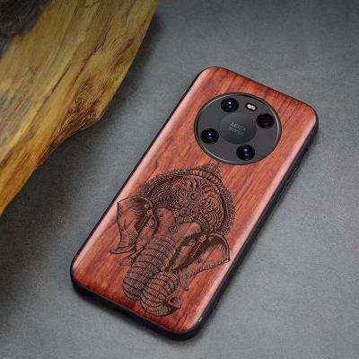 China Accessories Cell Phone Shockproof Wooden Case For Iphone,Laser Engravable Wooden Phone Case For Huawei For Samsung for sale