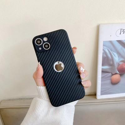 China Newest OEM Carbon Fiber Shockproof Slim Fit Phone Case For Iphone 13 Mini Pro Max Ultra Thin Silicone Cover for sale