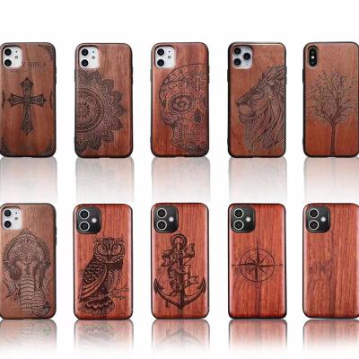 China Wooden Shockproof Laser Cutting Service Phone Case For Samsung For One Plus, Wooden Phone Case For Iphone for sale