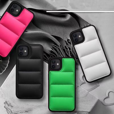 China Stripper Jacket Shockproof Phone Case For PRO MAX Cotton Swab Case Winter Warm Iphone 13 Phone Case for sale