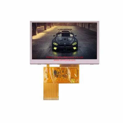 China Sunlight Readable 4.3 Inch 1000nits 480*272 LCD Panel For Outdoor Use 4.3