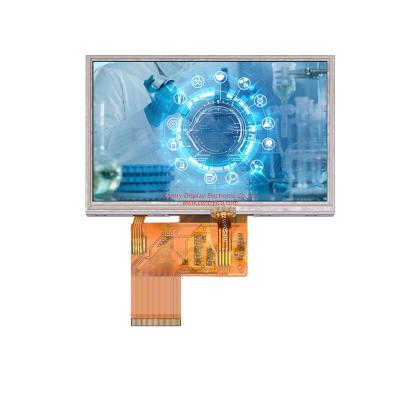 China High brightness 1000nits 480*272 resolution 4.3 inch tft lcd module with endurance touch screen 4.3 inch for sale