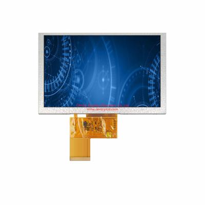 China High Quality 5.0inch 800*480 Resolution RGB Interface 40PIN LCD Large Screen 5.0