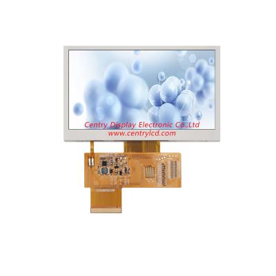 China Popular Ultra Wide 800*480 Temperature 4.3