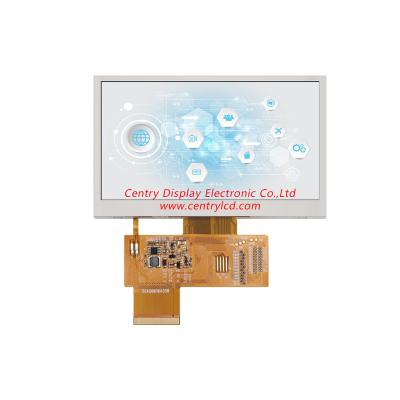 China 4.3inch 800*480 Sunlight Readable IPS All Viewing Angle Temperature Landscape Ultra Wide Viewing Screen 4.3