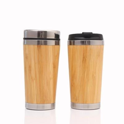 China Wholesale Reusable Eco Friendly Sustainable Fiber 450ml Bamboo Coffee Mugs With Logo for sale