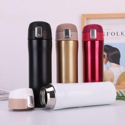 China One Touch Stable Stable Colorful Stainless Steel Vacuum Flask With Lid for sale