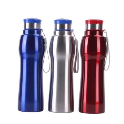 China Sustainable 750ML Stainless Steel Drink Bottle School Single Wall Water Bottle for sale