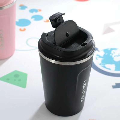 China Sustainable Wholesale Coffee Travel Mug Double Wall Stainless Steel 380/500ml Camping Mug With Custom Logo for sale