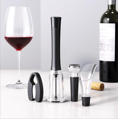 China Factory Directly Vacuum Air Pressure Viable High Quality Wine Opener Quick Pump Wine Opener Gift Sets for sale