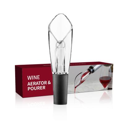 Китай Drinking tool 2022 good quality aerator cheap red wine pourer wine decanter with aerator продается