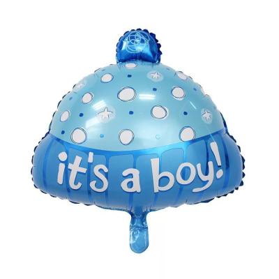 China Party Baby Birthday Party Decoration Blue Pink Movie Party Supplies Birthday Foil Balloon for sale