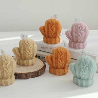 China Creative Christmas Insti Wind Cute Scented Candle Ornament DIY Christmas Candle Scented for sale