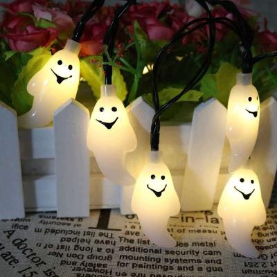 China Wholesale Halloween Home Porch Garden Yard Party Decoration White Ghost Halloween Lights for sale