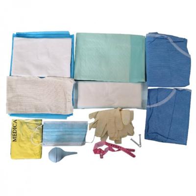 China Whole Sale PE CE Certified High Quality Disposable Surgical Hand Surgical Pack for sale