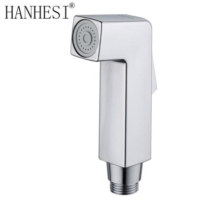 China Middle East Market ABS Square Chromed Hand Shower Shattaf Bidet for sale