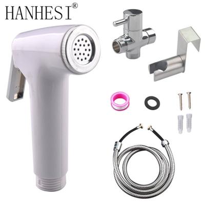 Chine Bathroom Handheld Shattaf Bidet Sprayer Set ABS Material Hand Showers à vendre